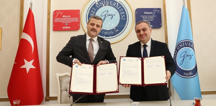 Erciyes Üniversitesi ile Gazi Üniversitesi Arasında  İş Birliği Protokolü İmzalandı