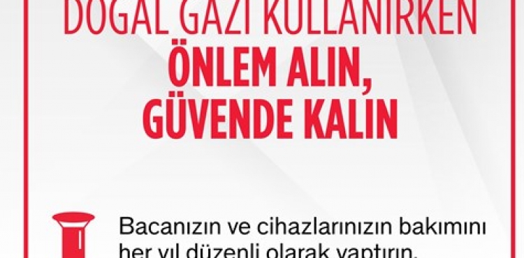 Kayserigazdan Gvenli Doal Gaz Kullanm in  nemli Hatrlatmalar