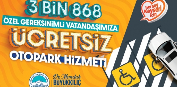 BYKEHRDEN 3 BN 868 ZEL GEREKSNML VATANDAA CRETSZ OTOPARK HZMET