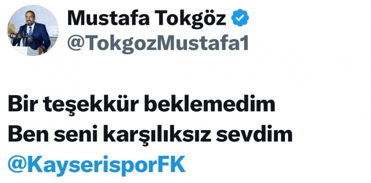 MUSTAFA TOKGZ'DEN DKKAT EKEN PAYLAIM