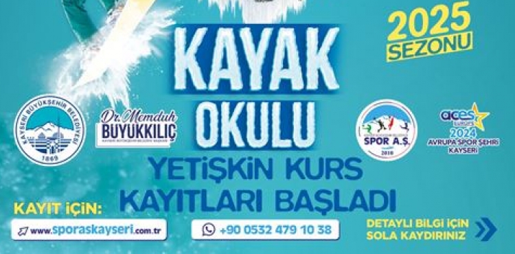 SPOR A..DE KAYAK OKULU YETKN KURS KAYITLARI BALADI