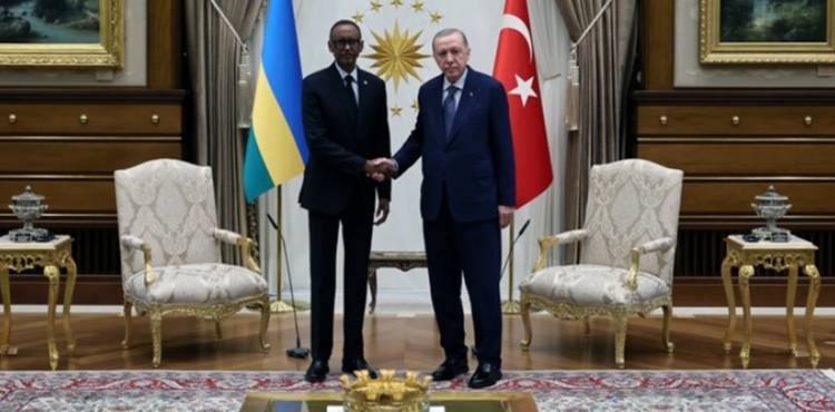 Cumhurbakan Erdoan, Ruanda Cumhurbakan Paul Kagame ile grt