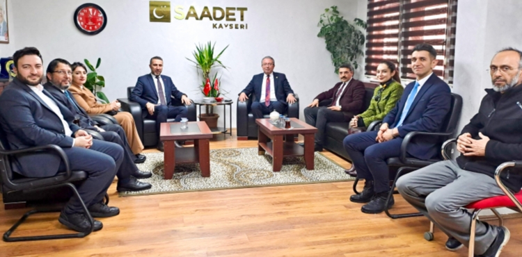 Saadet Partisi Kayseri l Bakan Erdal Altuna iade-i ziyarette bulundu.