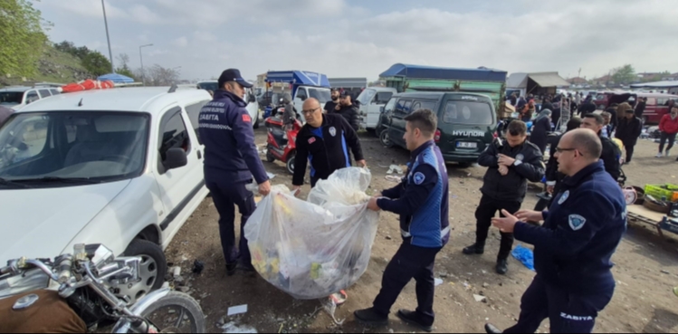 BÜYÜKŞEHİR ZABITASI’NDAN BİT PAZARINA DENETİM VE İŞLEM