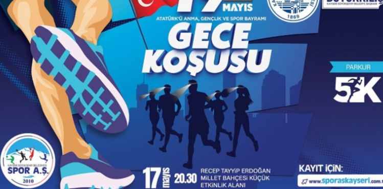 BÜYÜKŞEHİR SPOR A.Ş.’DEN 19 MAYIS GECE KOŞUSU