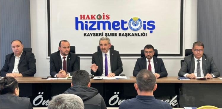 HİZMET-İŞ SENDİKASI KAYSERİ ŞUBE BAŞKANLIĞI TEMSİLCİLER MECLİSİ TOPLANTISI YAVUZ NAVRUZ BAŞKANLIĞINDA GERÇEKLEŞTİRİLDİ