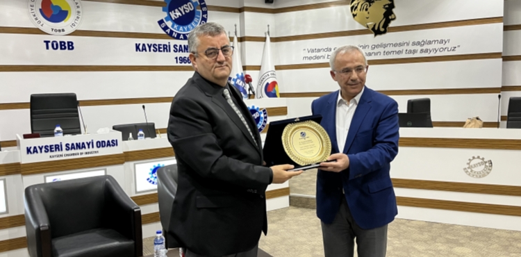BAŞKAN BÜYÜKKILIÇ’TAN SANAYİNİN MERKEZİ KAYSERİ’NİN BAŞARISINA TEBRİK