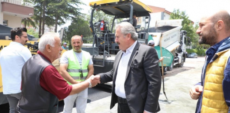 MELKGAZ BELEDYES ASFALT SEZONUNA HIZLI BR GR YAPTI