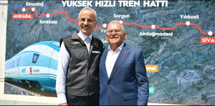 BAŞKAN BÜYÜKKILIÇ: “KAYSERİ, YÜKSEK HIZLI TREN İLE ANADOLU’NUN PARLAYAN YILDIZI OLACAK”