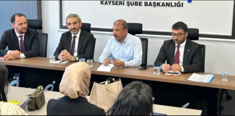 HZMET- Sendikas Genel Bakan Yardmcs Celal Yldz, Kayseri ube Temsilciler Meclisi Toplantsna Katld