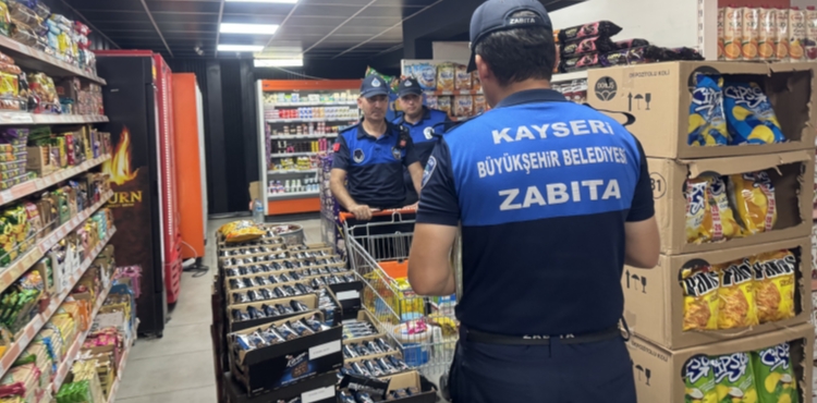 KAYSER BYKEHR ZABITADAN MARKETLERE SIKI DENETM