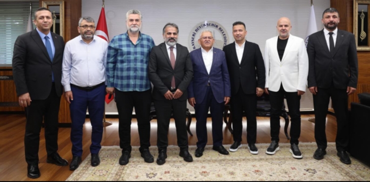 BAŞKAN BÜYÜKKILIÇ, KAYSERİ GAZETECİLER CEMİYETİ YÖNETİMİNİ AĞIRLADI