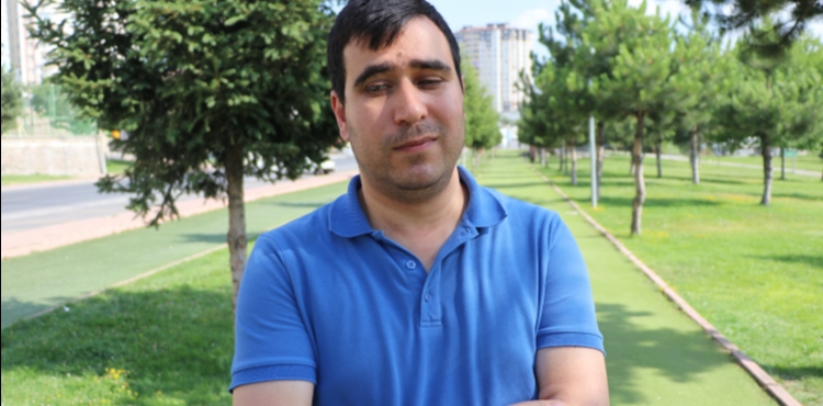 kinci klibini karan grme engelli Caner: Kimse engeli var diye hayattan midini kesmesin