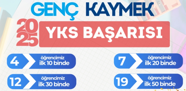 GENÇ KAYMEK’TEN YKS’DE GURURLANDIRAN BAŞARI
