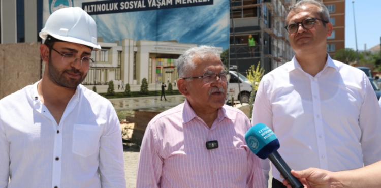 ALTINOLUK SOSYAL YAŞAM MERKEZİ’Nİ İNCELEYEN BAŞKAN BÜYÜKKILIÇ’TAN “ESER VE HİZMET SİYASETİ” VURGUSU