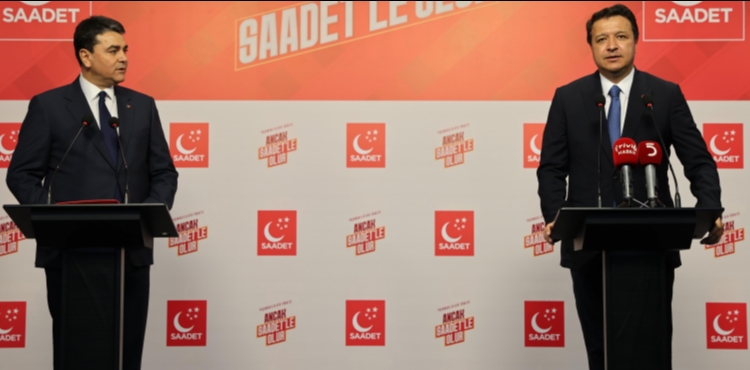 DP GENEL BAŞKANI UYSAL’DAN SAADET PARTİSİ’NE ZİYARET
