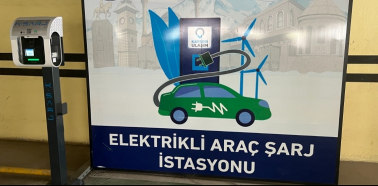 KAYSERİ ULAŞIM A.Ş. OTOPARKLARINA K-ŞARJ DESTEĞİYLE TEMİZ ENERJİ ALTYAPISI