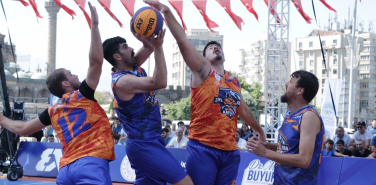 Kayseri’de 3x3 Uluslararası Basketbol Turnuvası başladı