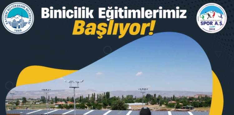 BÜYÜKŞEHİR SPOR A.Ş.’NİN BİNİCİLİK EĞİTİMLERİ İÇİN KAYITLAR BAŞLADI