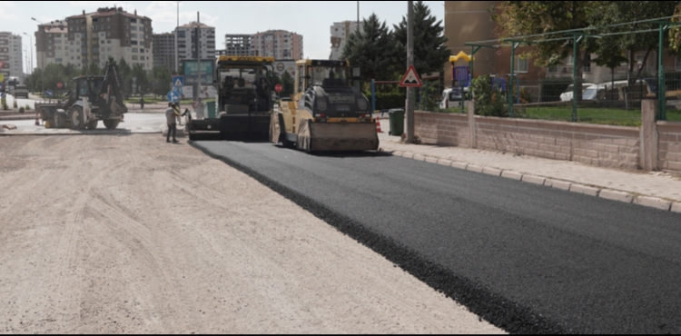 MELKGAZ BELEDYESݒNDEN LDEM BLGESݒNDE KAPSAMLI ASFALT ALIMASI
