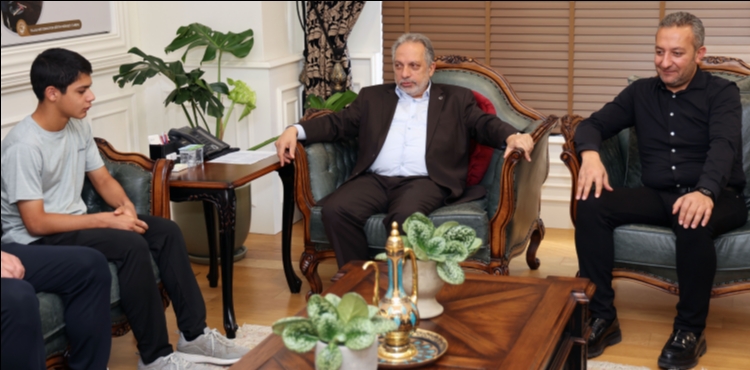 MUSTAFA DEMDEN BAKAN YALINA ZYARET