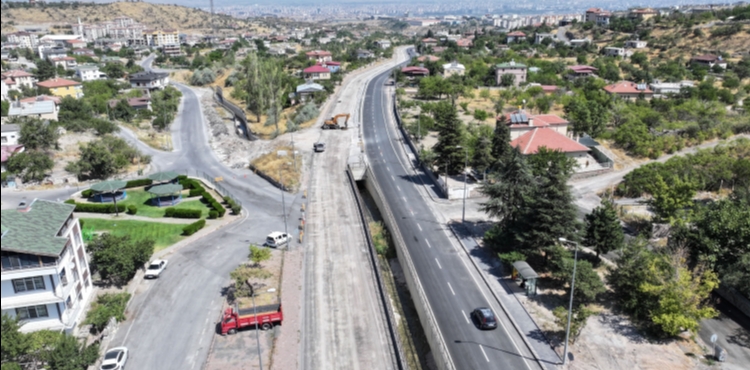 Haclar Kayseri Caddesi'nde ilk etap trafie ald