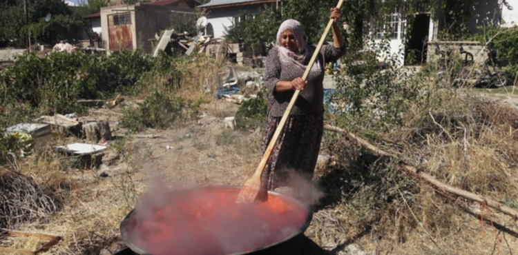 Kayseri'de kadnlar klk sala yapmna balad