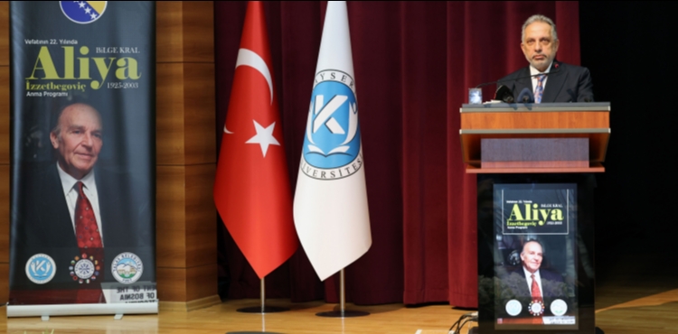 TALAS BELEDİYESİNDEN “BİLGE KRAL” ALİYA İZZETBEGOVİÇ’E ANLAMLI ANMA