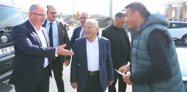 BAKAN BYKKILI, TALAS BULVARI ER KAVAINDAK DZENLEME ALIMALARINI NCELED