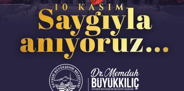 BAKAN BYKKILIǒTAN 10 KASIM MESAJI