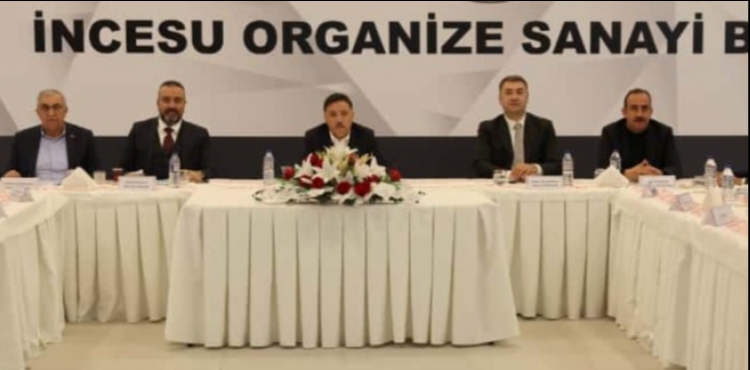 ncesu Organize Sanayi Blgesi Mteebbis Teekkl Heyeti Toplants Gerekletirildi