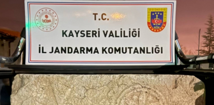 Yahyalda Tarihi Eser Operasyonu: VI. Yzyla Ait Kap Sovesi Ele Geirildi