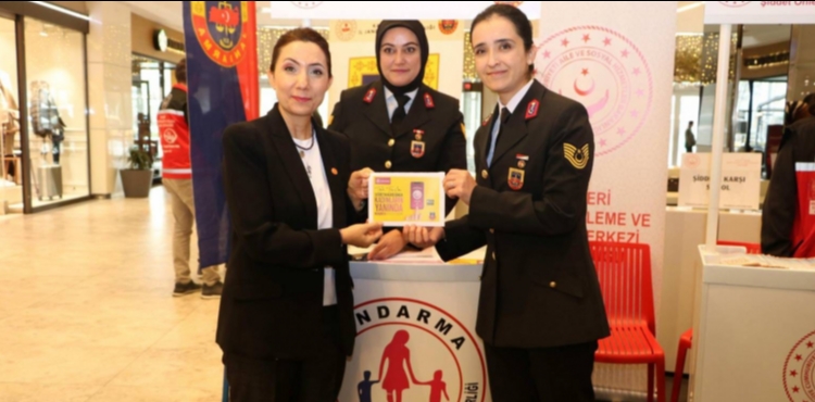 Kayseri Jandarmadan 25 Kasmda Kadna iddete Kar Farkndalk almas