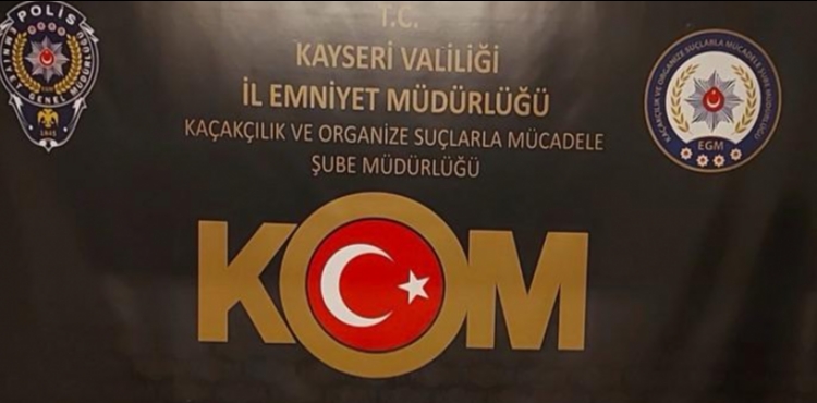 KAYSERݒDE SLAH TCARET OPERASYONU: 24 RUHSATSIZ SLAH ELE GERLD