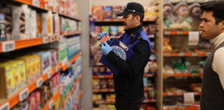 TALASTA ZABITADAN YEME ME YERLERNE SIKI DENETM