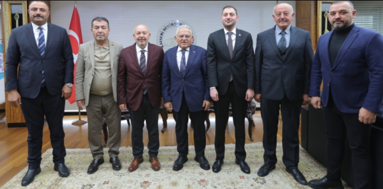 BAKAN BYKKILIǒA MHP KAYSER HEYETNDEN ZYARET