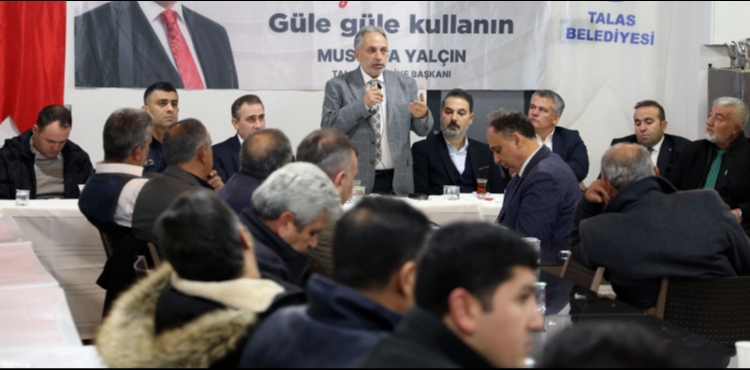 TALAS'IN MUHTARLARI KEPEZ'DE BULU�TU