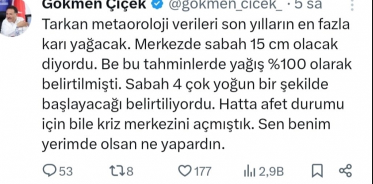 Vali �i�ek�ten �kar tatili� ele�tirisine yan�t