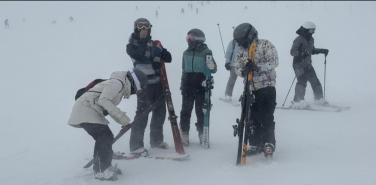 Erciyes�te yeni y�l�n ilk g�n�nde yo�unluk