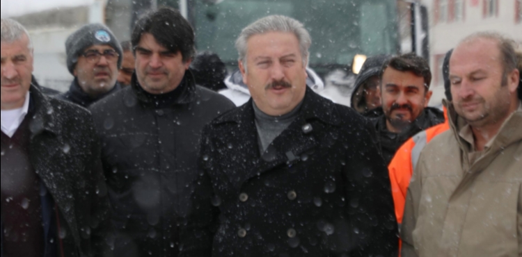 Ba�kan Palanc�o�lu: �Karla M�cadelede Yo�un �al��malar�m�z Kesintisiz Devam Ediyor.�