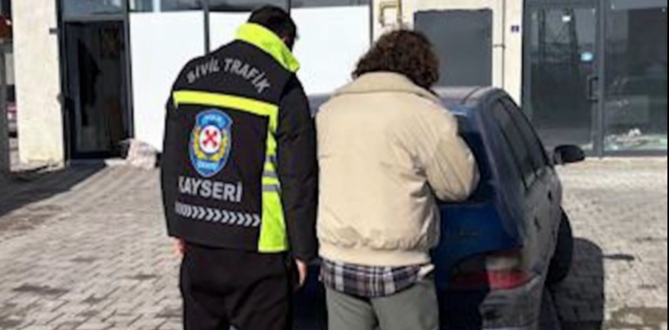 Kayseri�de drift, ve makas atan s�r�c�lere ceza