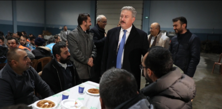 BA�KAN PALANCIO�LU, G�NE SAHA �ALI�ANLARIYLA B�R ARAYA GELEREK BA�LADI