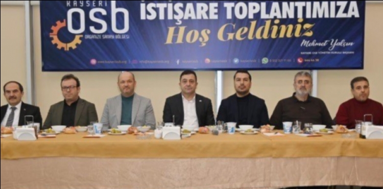 Kayseri OSB�de 2026�n�n ilk sanayici isti�are toplant�s� yap�ld�