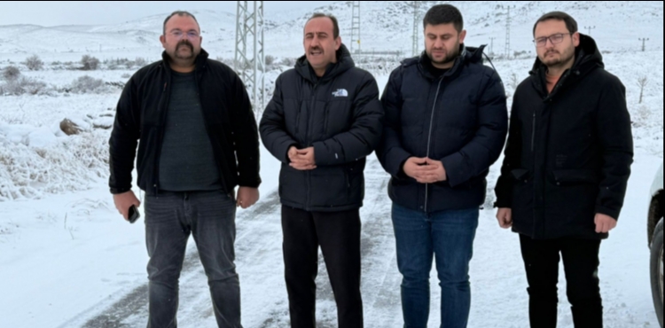 �ncesu�da 20 ara� ve 70 personelle karla m�cadele �al��mas�