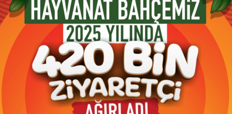B�N 308 HAYVANA YUVA OLAN B�Y�K�EH�R HAYVANAT BAH�ES�, 1 YILDA 420 B�N Z�YARET�� A�IRLADI