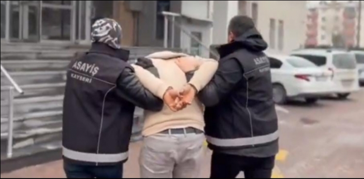 Kayseri'de 10 y�l 7 ay hapisle aranan h�k�ml� yakaland�