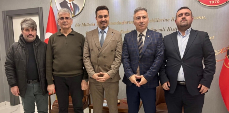 DEVA Partisi Kayseri �l Ba�kanl��� T�rkiye Emekliler Derne�i Kayseri �ubesi�ni Ziyaret Etti