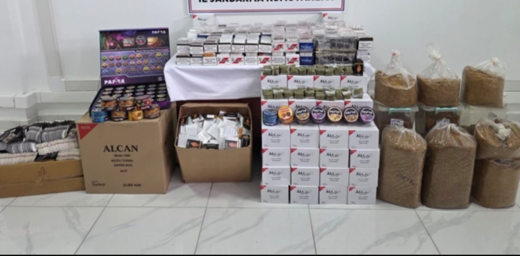 Kayseri�de 1 ki�iye ka�ak sigara g�zalt�s�