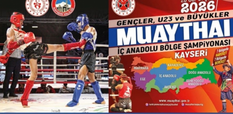 Muay Thai �� Anadolu B�lge �ampiyonas� Kayseri�de d�zenlenecek