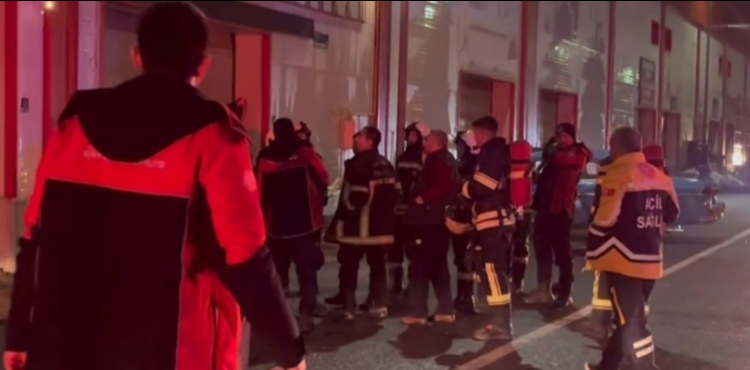 Sobadan ��kan duman pani�e neden oldu